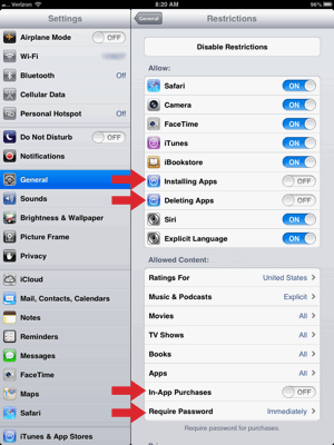 Child-Proof your iPhone or iPad by enabling restrictions